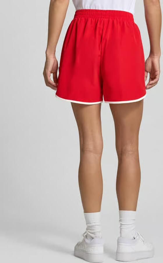 Karo Kauer Track short met elastische band en labeldetail - Foto 2