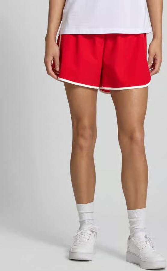 Karo Kauer Track short met elastische band en labeldetail - Foto 3