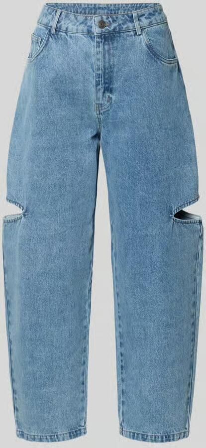 Karo Kauer Wide leg jeans met cut out - Foto 2