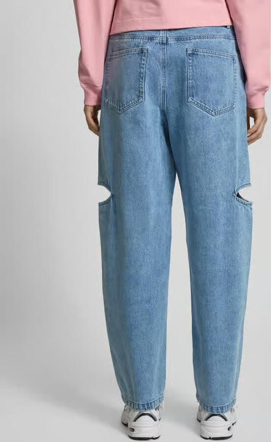 Karo Kauer Wide leg jeans met cut out - Foto 2