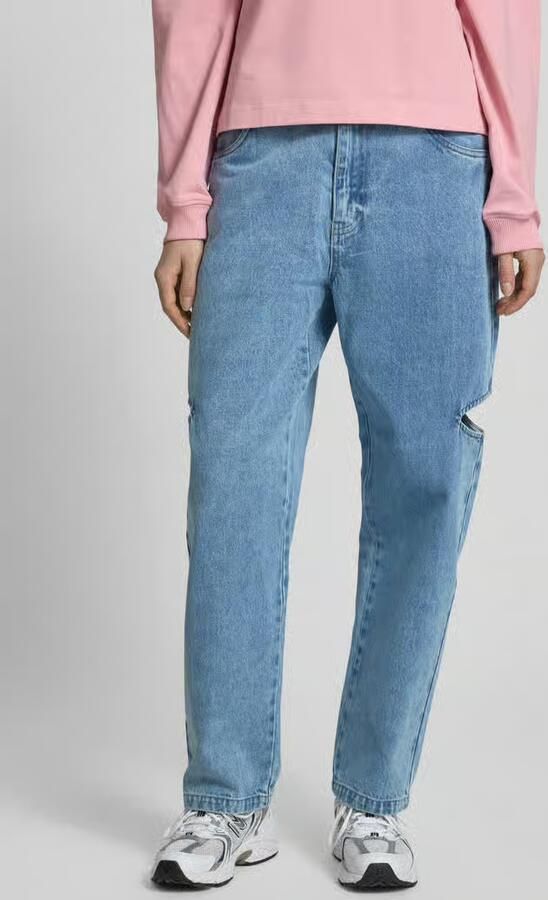 Karo Kauer Wide leg jeans met cut out - Foto 3