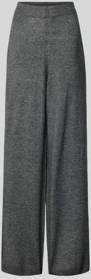 Karo Kauer Wide leg stoffen broek met steekzakken - Foto 4