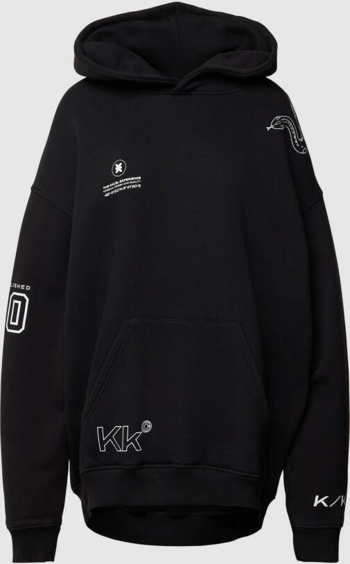 Karo Kauer Oversized hoodie met labelprints