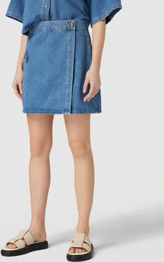 Katharina Damm X P&C* Exclusieve collectie jeansrok in wikkellook - Foto 2