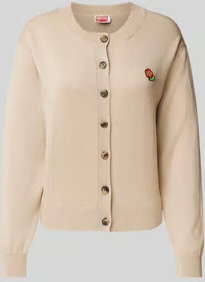 Kenzo Gebreid jack met knoopsluiting - Foto 2