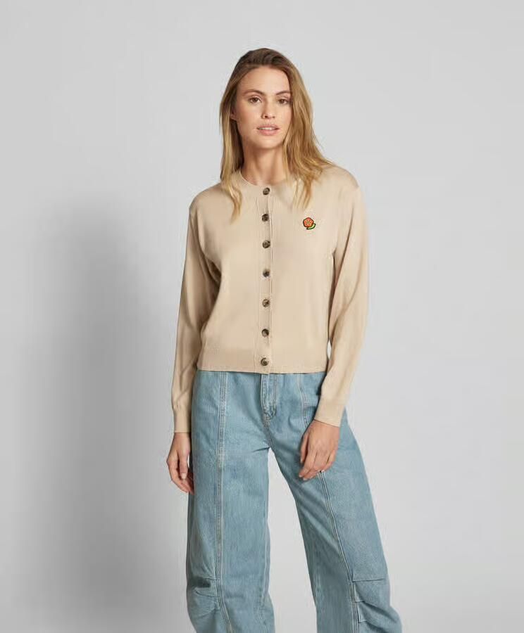 Kenzo Gebreid jack met knoopsluiting - Foto 2