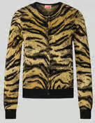 Kenzo Gebreid jack Met viscose en wol