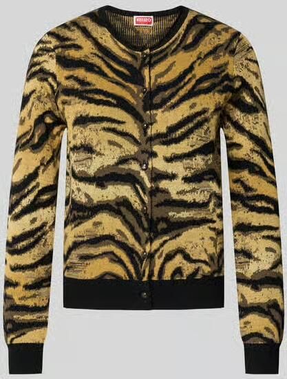 Kenzo Gebreid jack Met viscose en wol - Foto 2