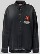 Kenzo Jeansblouse met knoopsluiting