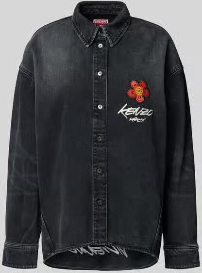 Kenzo Jeansblouse met knoopsluiting - Foto 2