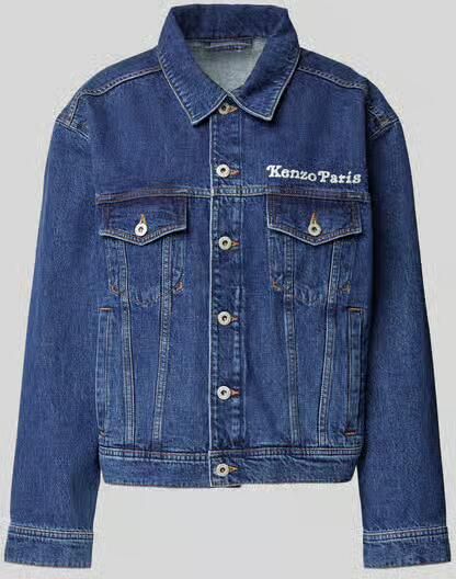 Kenzo Jeansjack met labelstitching - Foto 2