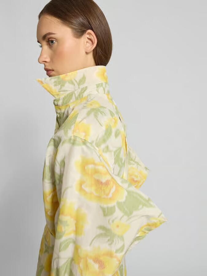 Kenzo Knielange jurk met knoopsluiting