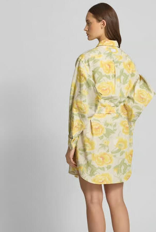 Kenzo Knielange jurk met knoopsluiting - Foto 2