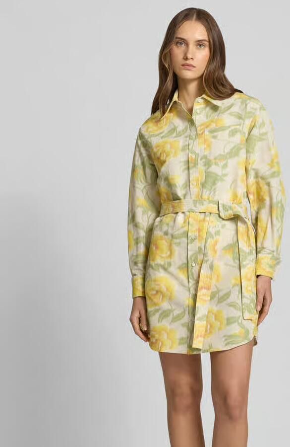 Kenzo Knielange jurk met knoopsluiting - Foto 3