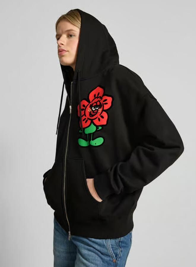 Kenzo Oversized sweatjack met ritssluiting