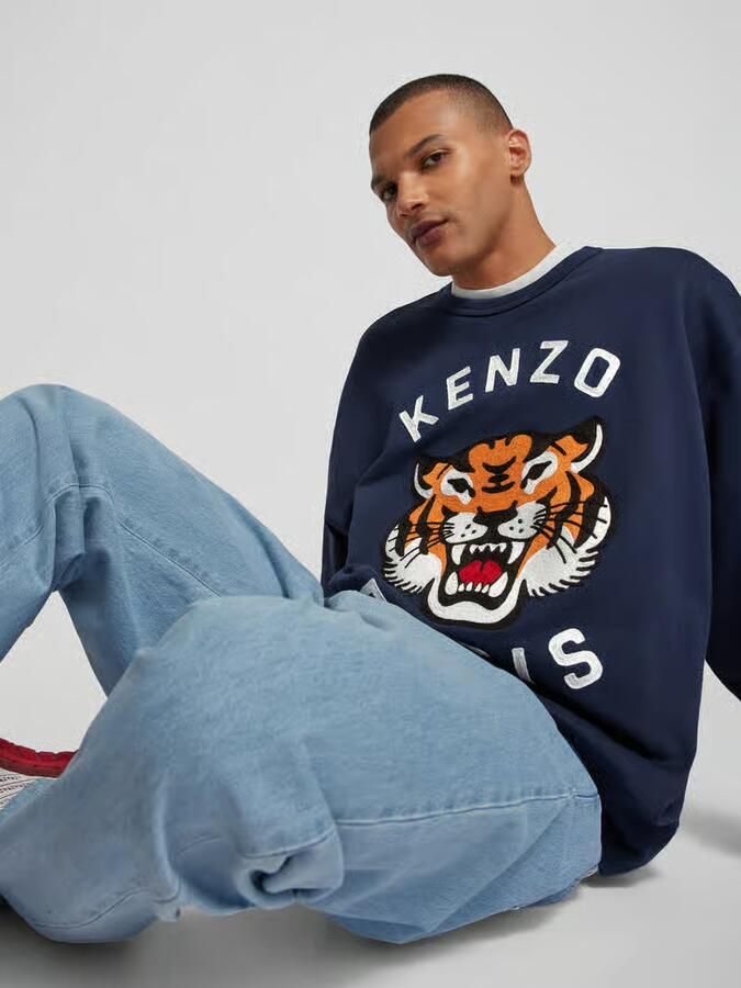 Kenzo oversized sweatshirt met borduursel