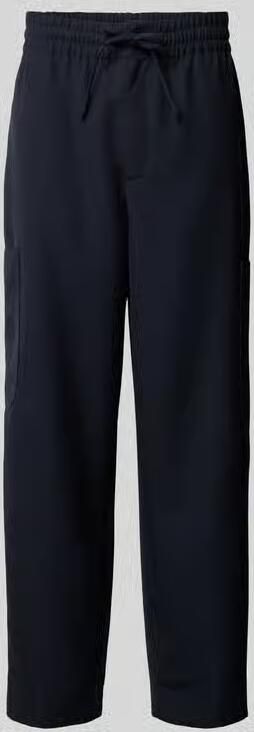 Kenzo Regular fit linnen broek met cargozak - Foto 3