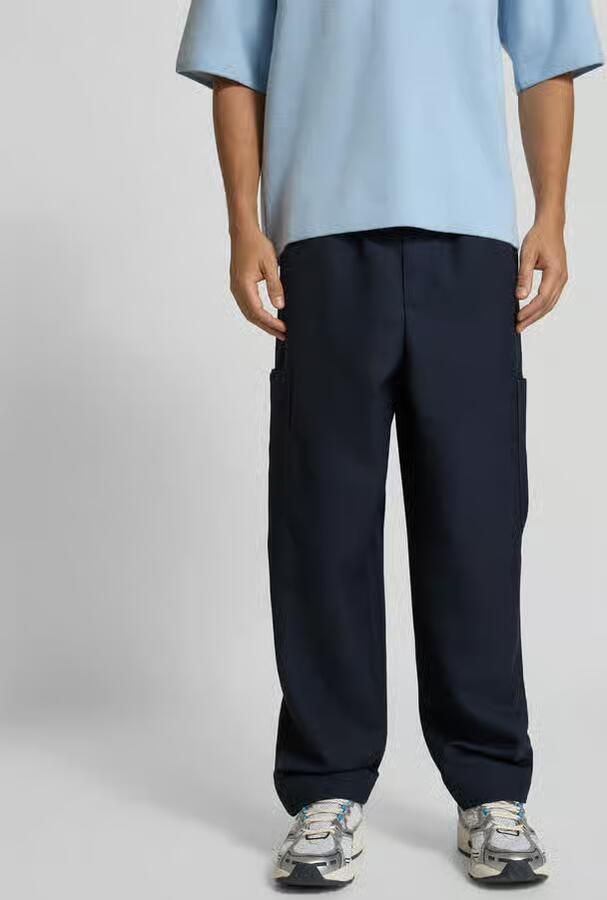 Kenzo Regular fit linnen broek met cargozak - Foto 2