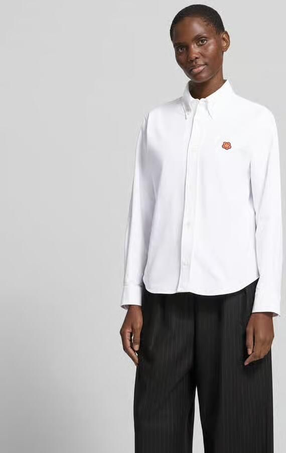 Kenzo Regular fit overhemdblouse van katoen - Foto 2