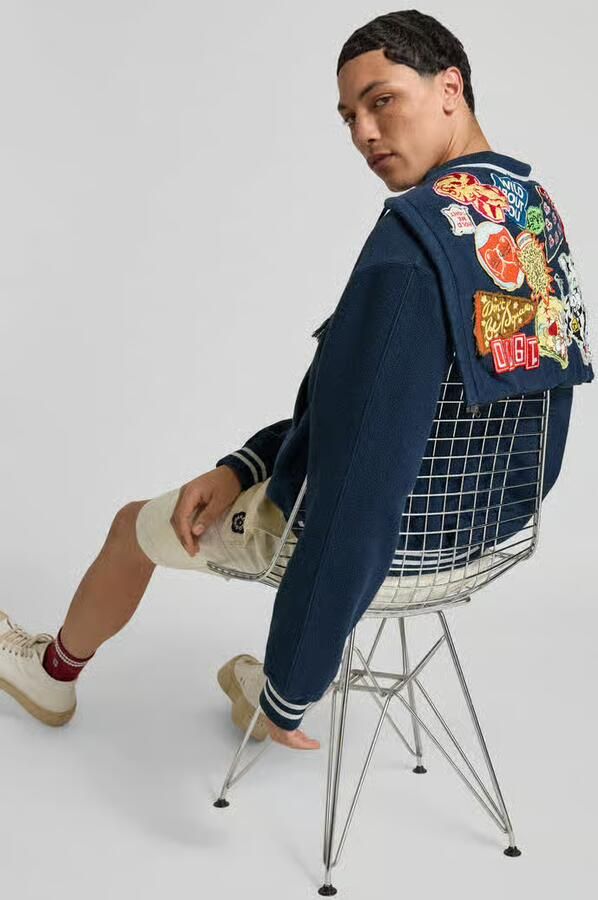 Kenzo relaxed fit jack met motief-patches