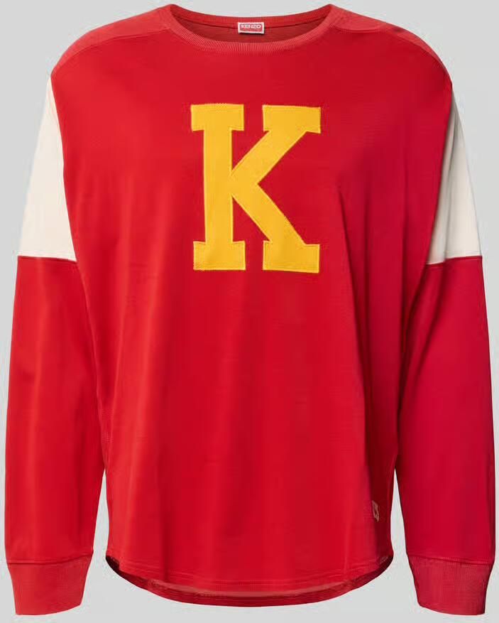 Kenzo relaxed fit shirt met lange mouwen van viscosemix
