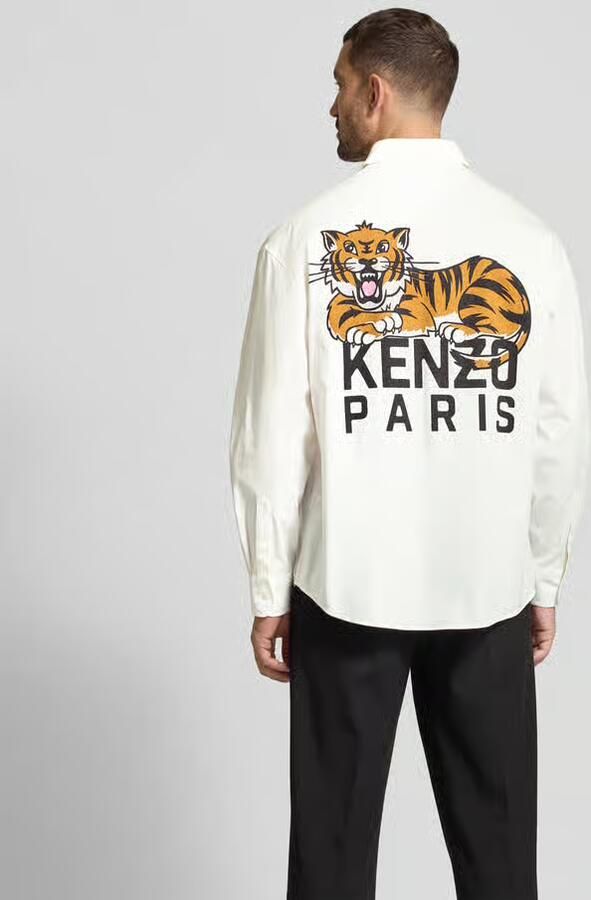 Kenzo Relaxed fit vrijetijdsoverhemd met borstzak - Foto 2