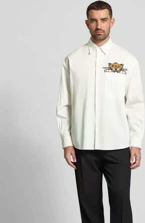 Kenzo Relaxed fit vrijetijdsoverhemd met borstzak - Foto 3