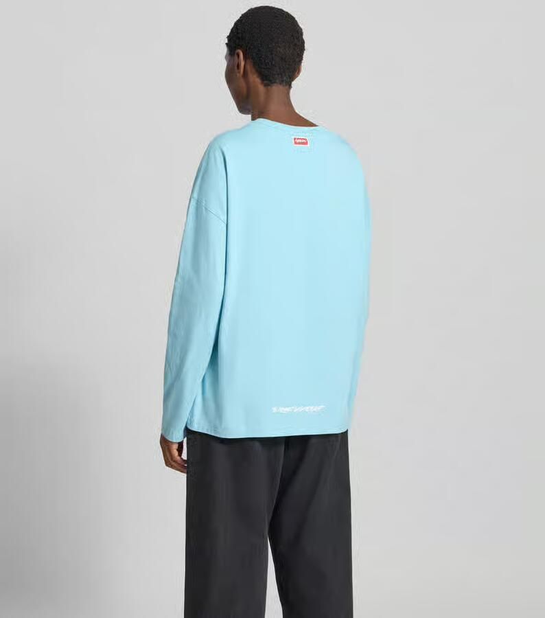 Kenzo Shirt met lange mouwen en labelprint