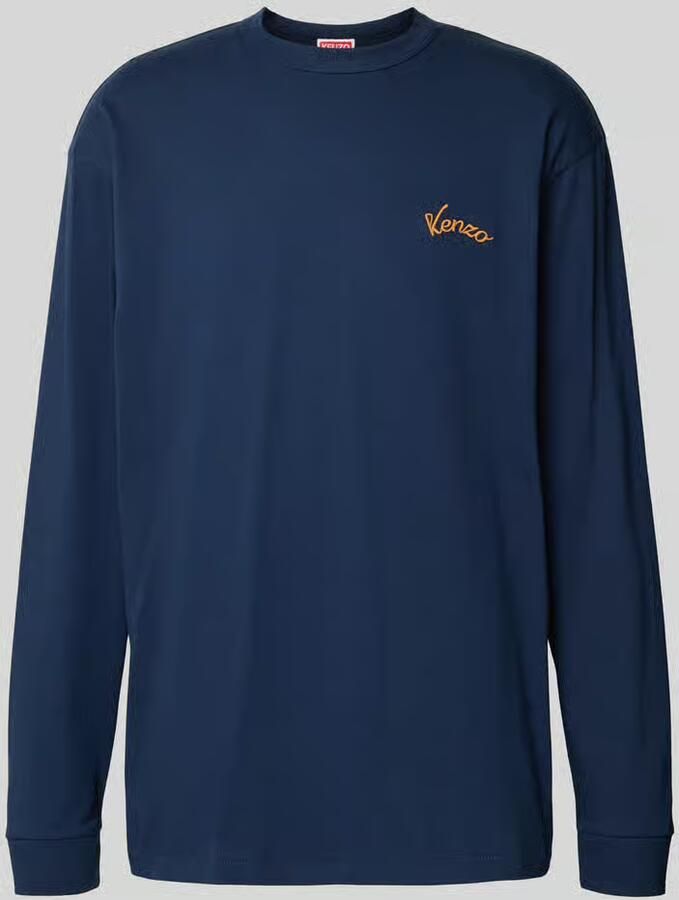 Kenzo Shirt met lange mouwen met labelstitching