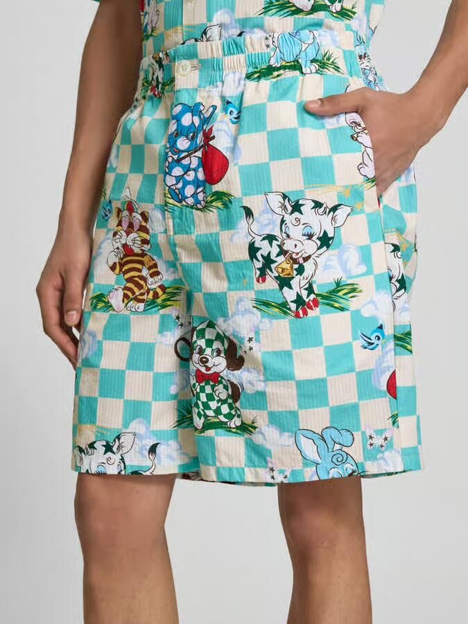 Kenzo Short met all-over motiefprint