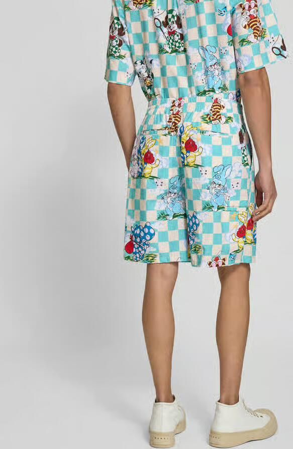 Kenzo Short met all-over motiefprint