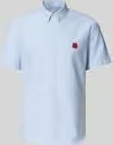 Kenzo Slim Fit vrijetijdsoverhemd met gestikt logo