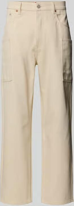 Kenzo straight fit jeans met cargozakken - Foto 2