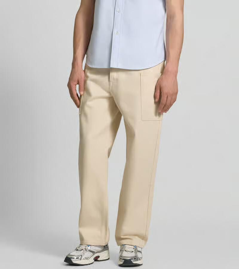 Kenzo straight fit jeans met cargozakken - Foto 2