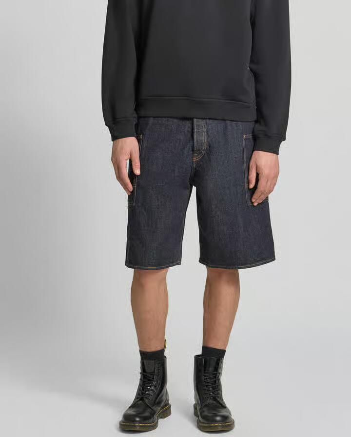Kenzo straight fit short in denimlook - Foto 3