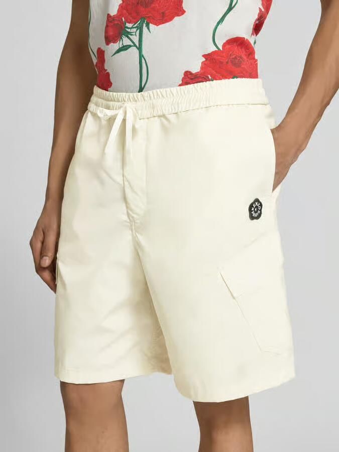 Kenzo straight fit shorts met cargozakken