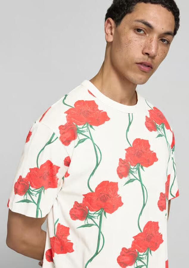 Kenzo T-shirt met all-over bloemenmotief