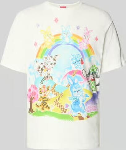 Kenzo T-shirt met all-over motiefprint - Foto 2