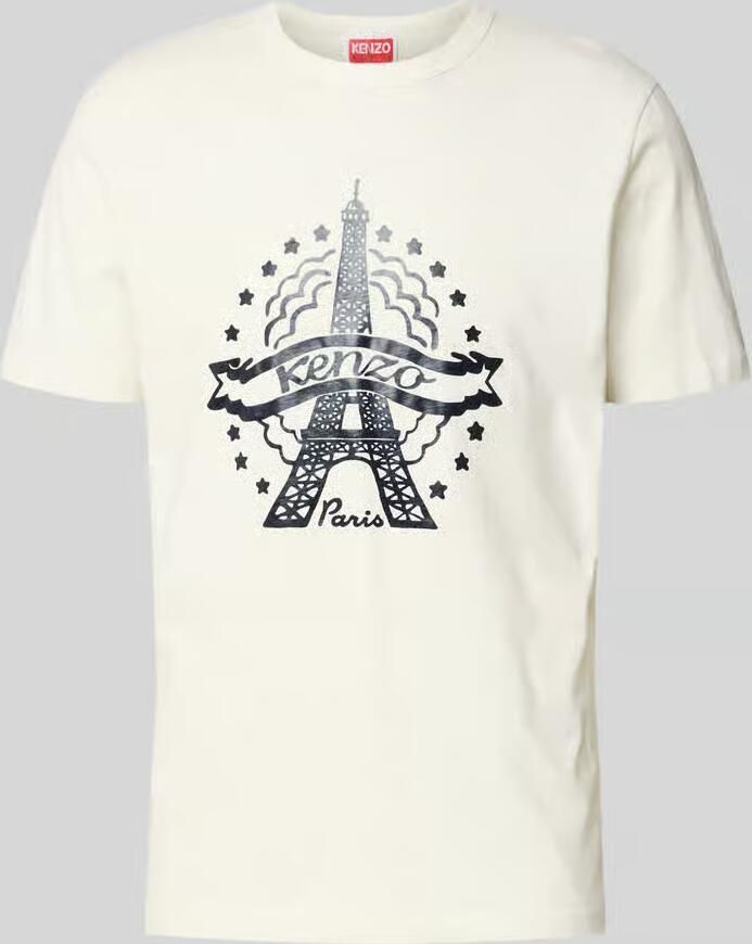 Kenzo T-shirt met Eiffeltoren-print