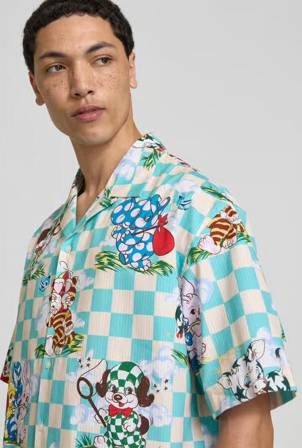 Kenzo Vrijetijdsoverhemd met all-over motiefprint