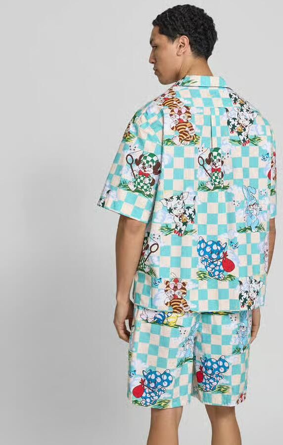 Kenzo Vrijetijdsoverhemd met all-over motiefprint