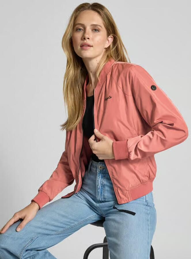 Khujo Bomberjack met labelprint model 'SEEAM'