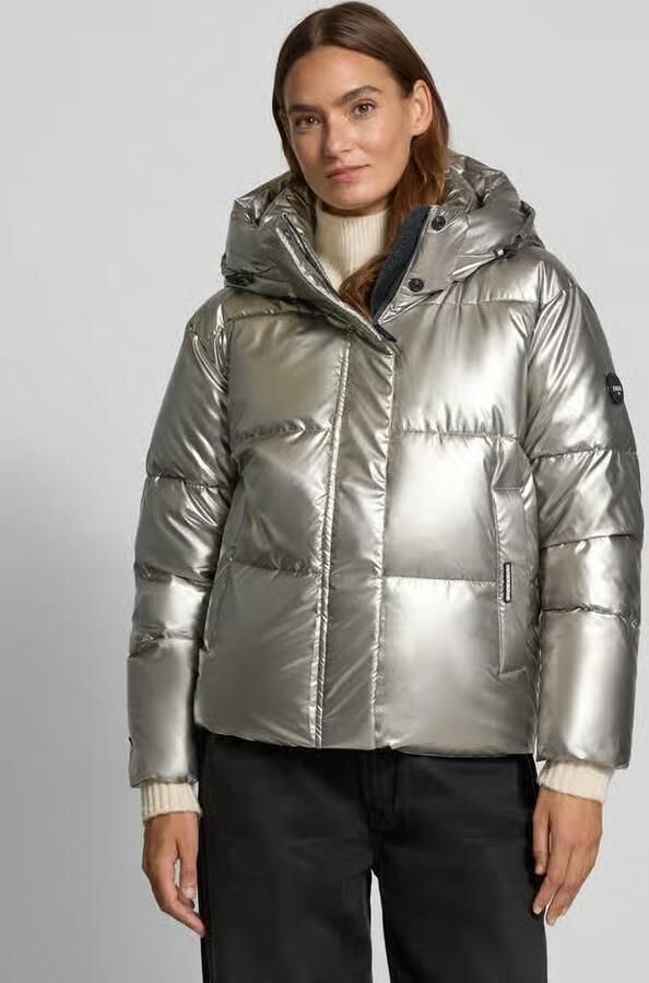 Khujo Gewatteerd jack met steekzakken model 'DEVINA2 SHINY' - Foto 2