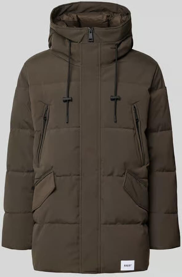 Khujo Gewatteerd jack met capuchon model 'ROLLO'