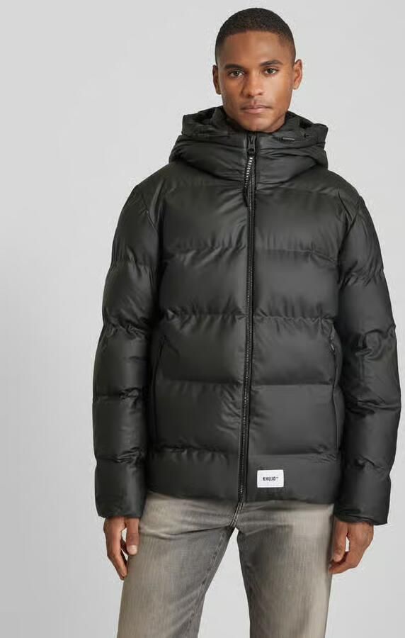 Khujo Gewatteerd jack met labelpatch model 'Dover - Foto 2