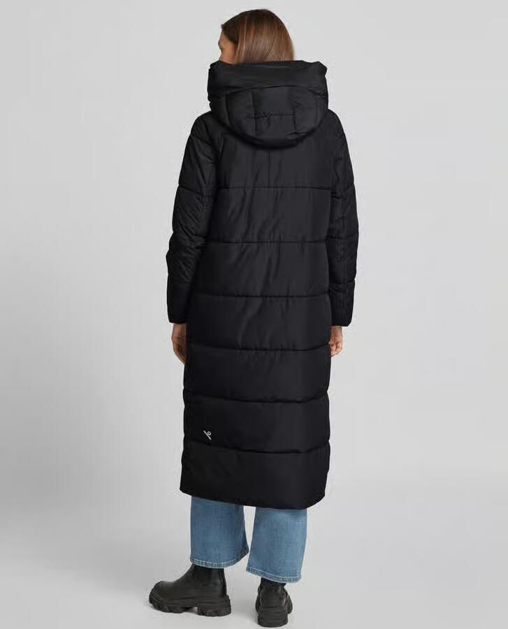 Khujo Gewatteerde lange jas met labeldetail model 'SOULANI' - Foto 2