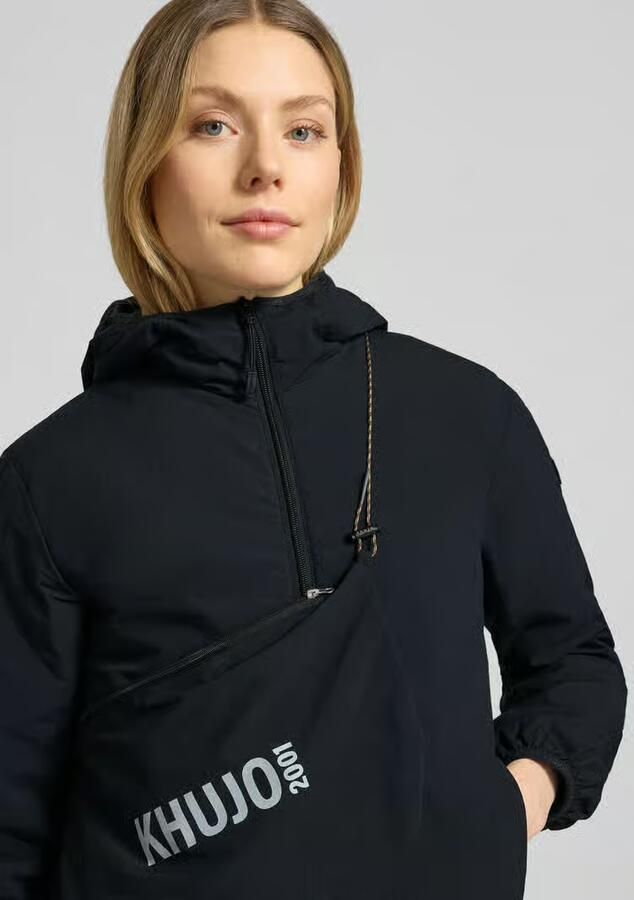 Khujo Jack met capuchon en labeldetail model 'SHELLY2'