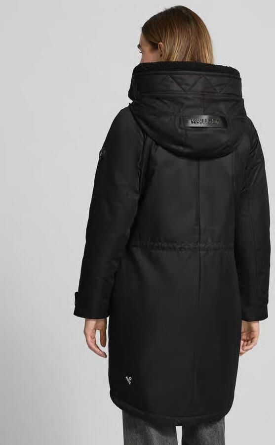 Khujo Lange parka met blinde ritssluiting model 'SEMIE2'