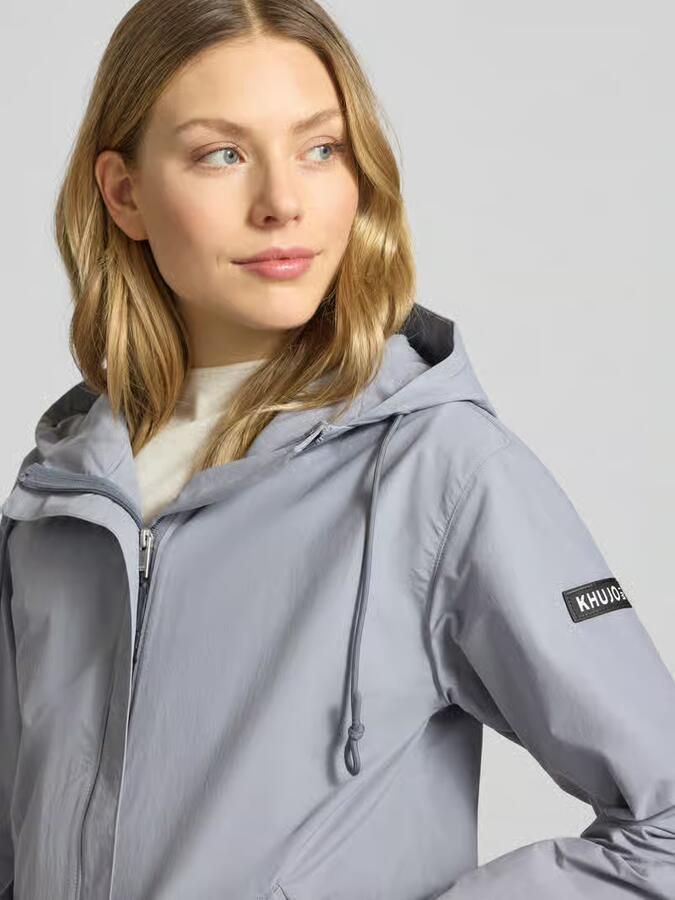 Khujo parka met labelpatches model 'AMETI'