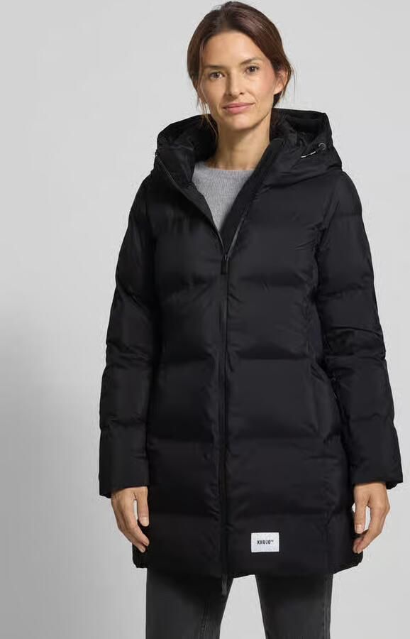 Khujo Gewatteerd jack met labelpatch model 'Tanare - Foto 2